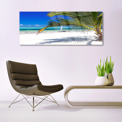 Plexiglas schilderij Palm beach landscape