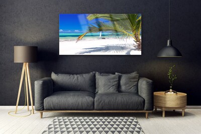 Plexiglas schilderij Palm beach landscape