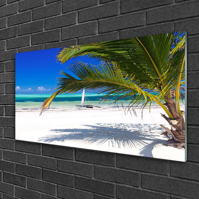 Plexiglas schilderij Palm beach landscape