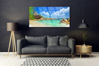 Plexiglas schilderij Strand zee landschap