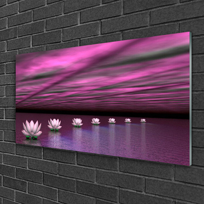 Plexiglas schilderij Bloemen natuur water plant