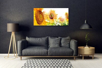 Plexiglas schilderij Zonnebloem flower plant