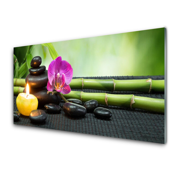 Plexiglas schilderij Bloem bamboe zen spa