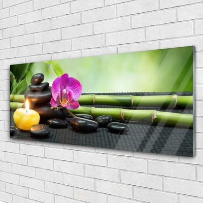 Plexiglas schilderij Bloem bamboe zen spa