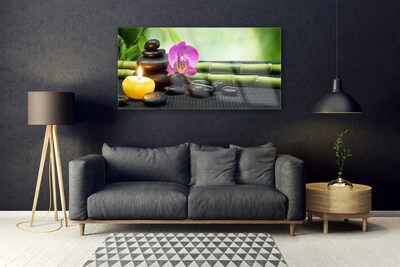 Plexiglas schilderij Bloem bamboe zen spa