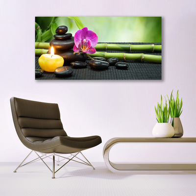 Plexiglas schilderij Bloem bamboe zen spa