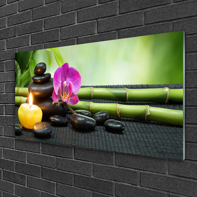 Plexiglas schilderij Bloem bamboe zen spa