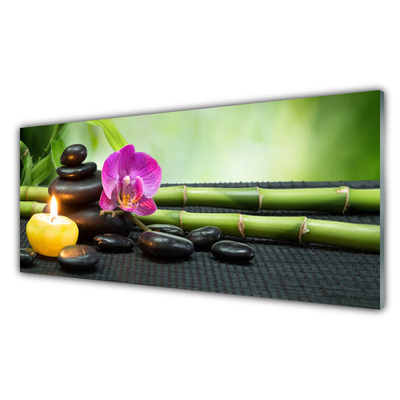 Plexiglas schilderij Bloem bamboe zen spa