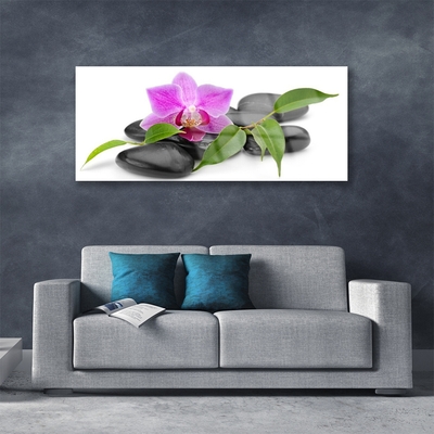 Plexiglas schilderij Orchid flower art