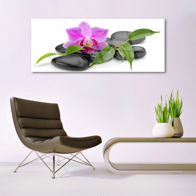 Plexiglas schilderij Orchid flower art