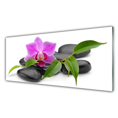 Plexiglas schilderij Orchid flower art