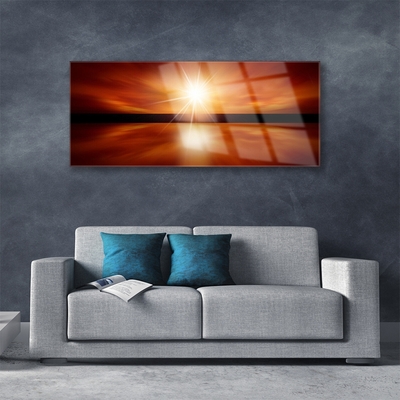 Plexiglas schilderij Hemel van de zon water landschap