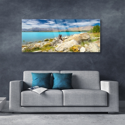 Plexiglas schilderij Sea rock landscape