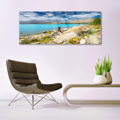 Plexiglas schilderij Sea rock landscape