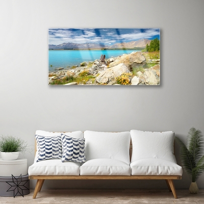 Plexiglas schilderij Sea rock landscape