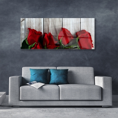 Plexiglas schilderij Rozen bloemen plant