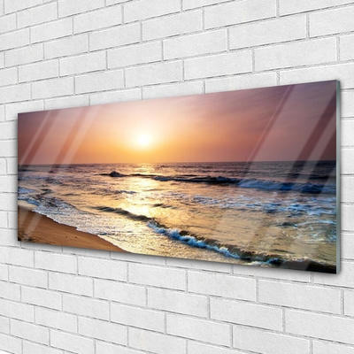 Plexiglas schilderij Sea beach sun landschap