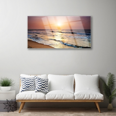 Plexiglas schilderij Sea beach sun landschap