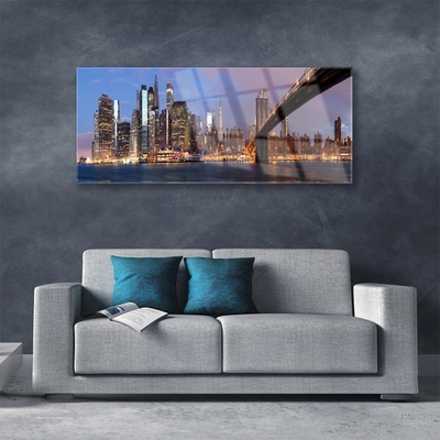 Plexiglas schilderij Sky bridge city homes