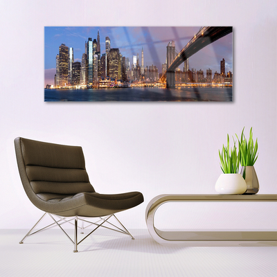 Plexiglas schilderij Sky bridge city homes