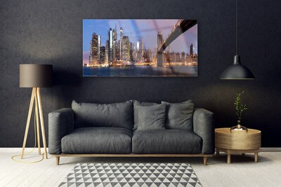 Plexiglas schilderij Sky bridge city homes