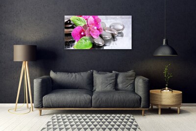 Plexiglas schilderij Flower orchideeinstallatie