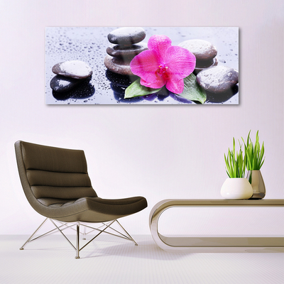 Plexiglas schilderij Orchid flower art