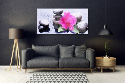 Plexiglas schilderij Orchid flower art