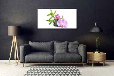 Plexiglas schilderij Flower orchideeinstallatie