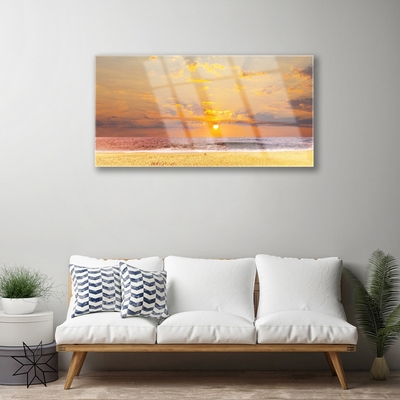 Plexiglas schilderij Sea beach sun landschap
