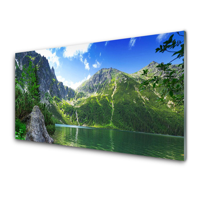 Plexiglas schilderij Mountain lake nature