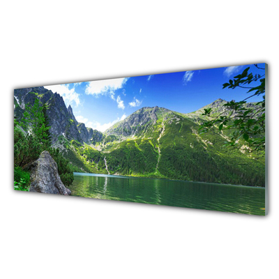 Plexiglas schilderij Mountain lake nature