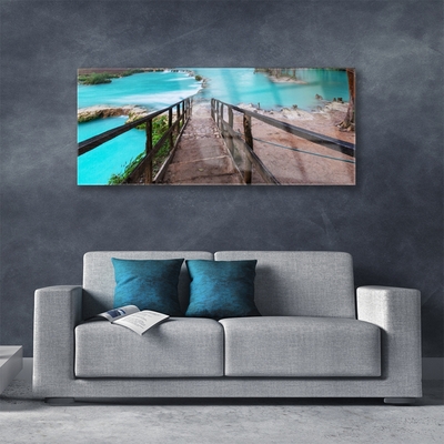 Plexiglas schilderij Lake trappen architectuur