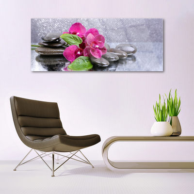 Plexiglas schilderij Orchid flower art