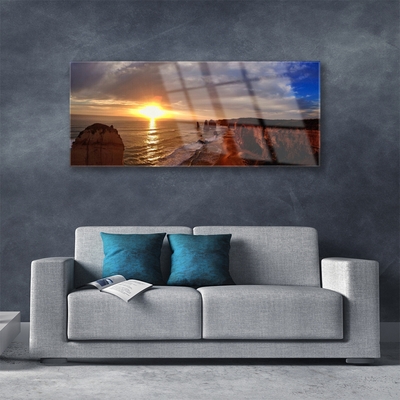 Plexiglas schilderij Sea sun landschap