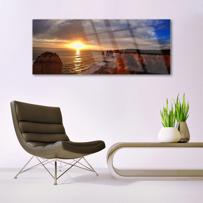 Plexiglas schilderij Sea sun landschap