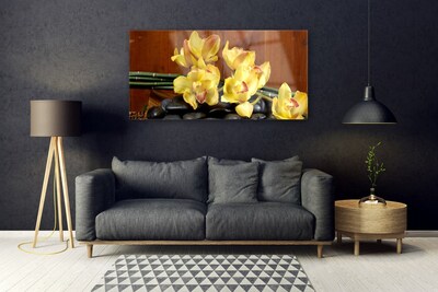 Plexiglas schilderij Flower orchideeinstallatie