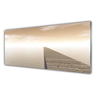 Plexiglas schilderij Sea pier architectuur