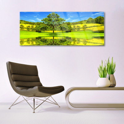 Plexiglas schilderij Tree meadow nature