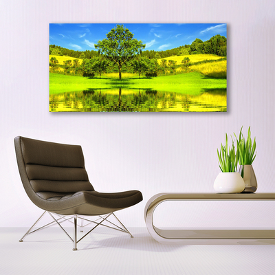 Plexiglas schilderij Tree meadow nature