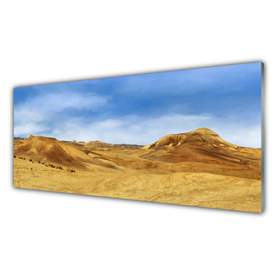 Plexiglas schilderij Desert hills landschap