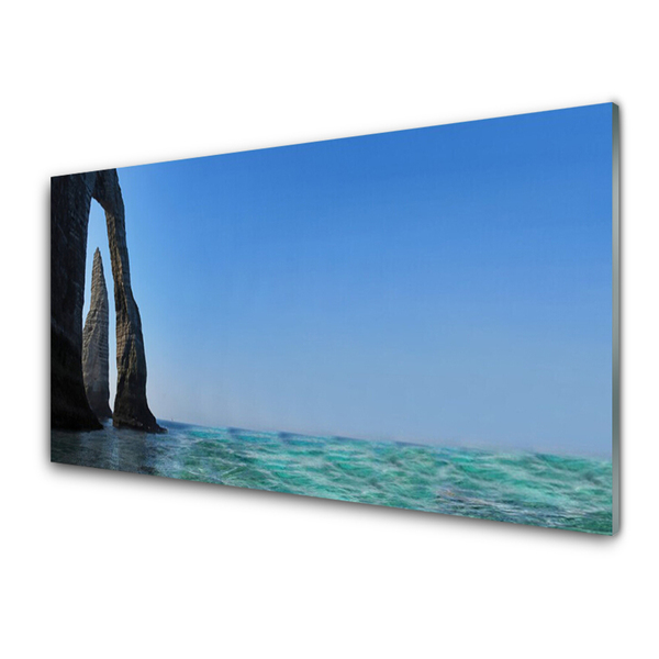 Plexiglas schilderij Sea rock landscape