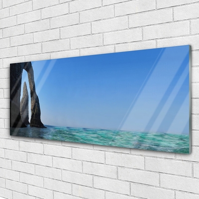 Plexiglas schilderij Sea rock landscape