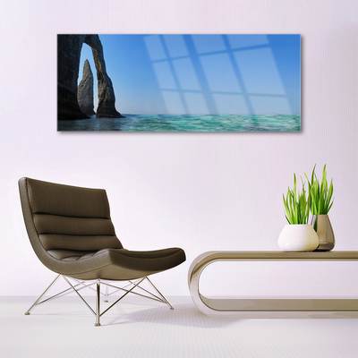 Plexiglas schilderij Sea rock landscape