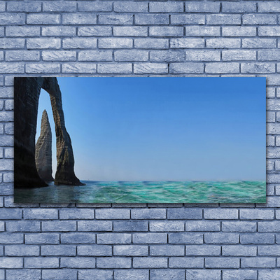 Plexiglas schilderij Sea rock landscape