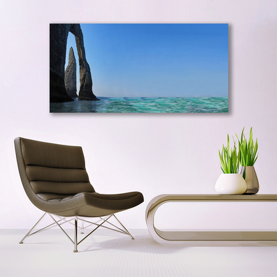 Plexiglas schilderij Sea rock landscape