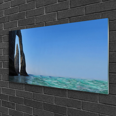 Plexiglas schilderij Sea rock landscape