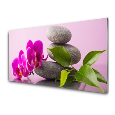 Plexiglas schilderij Zen flower orchideeinstallatie