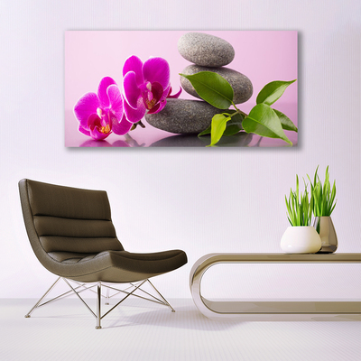 Plexiglas schilderij Zen flower orchideeinstallatie