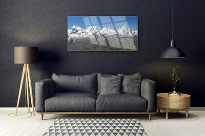 Plexiglas schilderij Snow mountain landschap